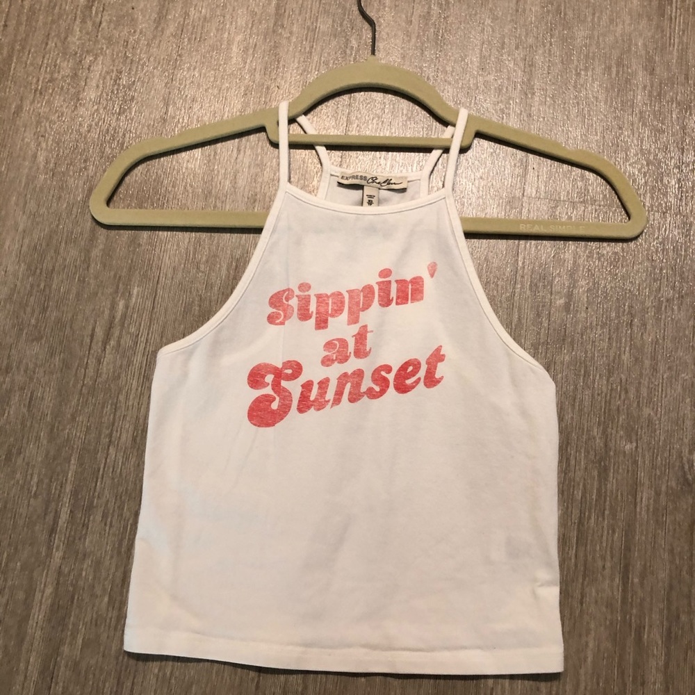 Sippin at Sunset Crop Top